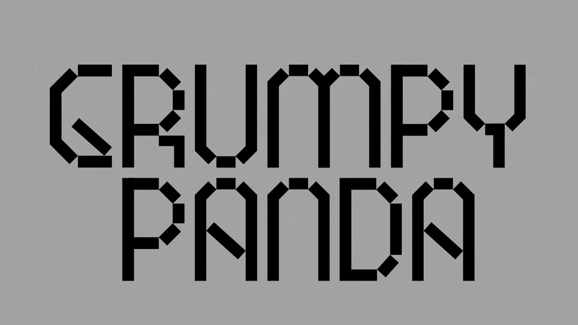 grumpy panda logo gif