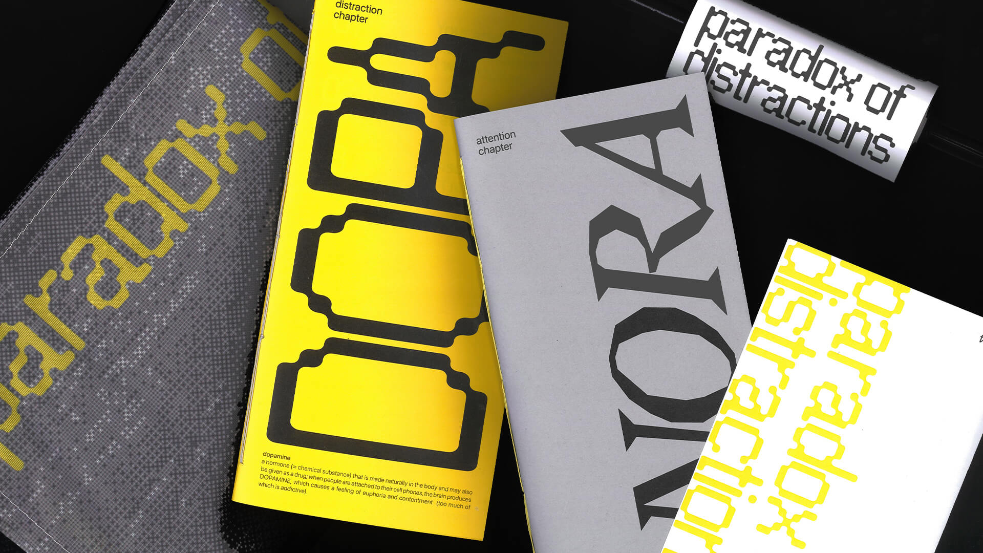 paradox od distractions scan graphic material