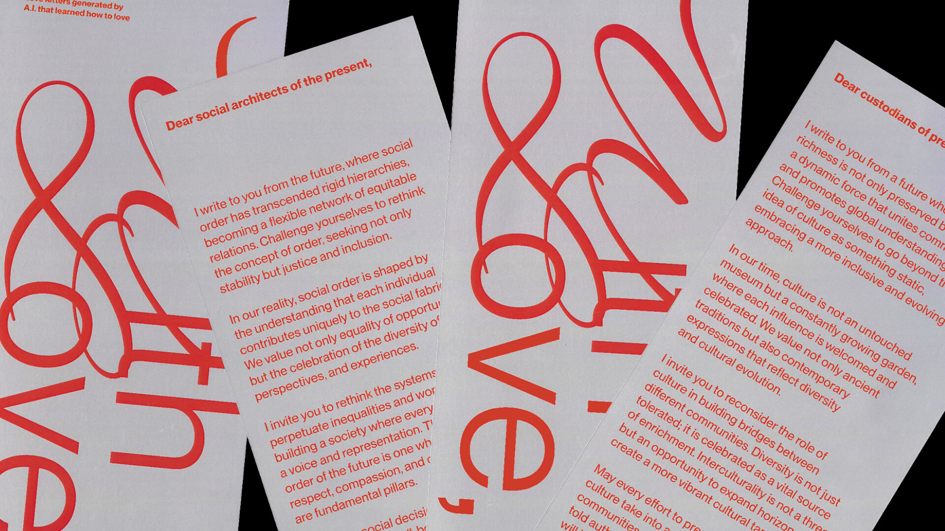 with love set of love letters